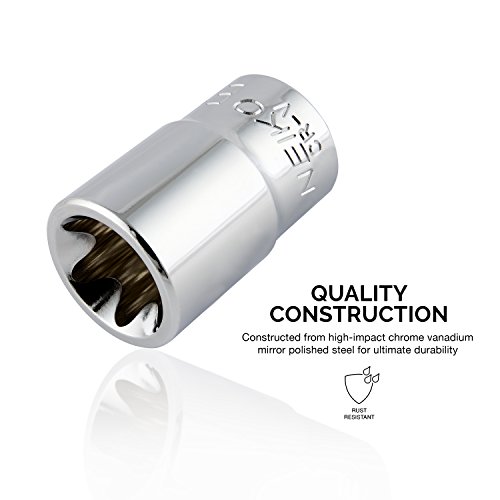 NEIKO 04300A ETorx Socket Set, 14 Piece, External Torx Socket, E4 to