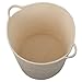 INDRESSME XL Cotton Rope Storage Basket Baby Laundry Basket Woven Baskets with Handle for Diaper Toy Off White Home Decor 16.0