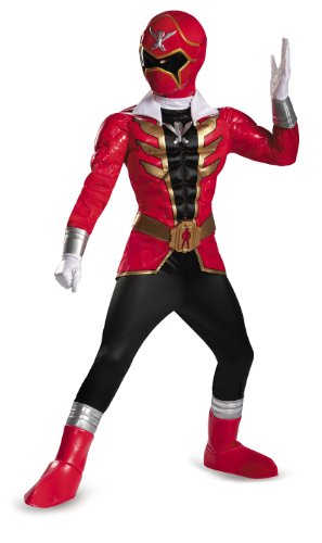 Super MegaForce Power Rangers Red Ranger Prestige Boys Costume