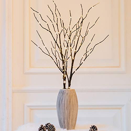 LED Artificial Silver Willow Branches - Image 4