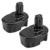 Upgraded to 3.6Ah NiMH DC9091 Replacement for Dewalt 14.4V XRP Battery DW9091 DW9094 DE9038 DE9091 DE9092 Replace for Dewalt 14.4 Volt DC DW XRP Series Battery 2 Packs