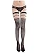 Fasbys Fishnet Tights Nylon Sheer Stockings for Women (101-Black)