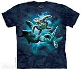 The Mountain Sea Turtle Collage T-shirt