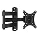PERLESMITH Full Motion TV Wall Mount for Most 10-30 Inch TVs & Monitors - Wall Mount TV Bracket with Swivel & Extends 17 Inch - TV Mount Fits LED, LCD, OLED Flat Screen TVs up to 44lbs VESA 100X100
