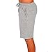 At The Buzzer 14501-Grey-XL Men's Pajama Shorts/Sleepwear/PJs