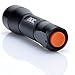 Survival Gear Mini Flashlight with AA Battery 300 Lumens Lumen Cree LED 3 Mode Strobe Flashlights with Batteries Included Pocket LED Light Stocking Stuffers for Boys Men Add On Item