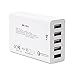 Quick Charge 3.0 NooQee 54W 11A 5-Port USB Charger Wall Charger Charging Station For Galaxy S7/S6/Edge/Plus, Note 4/5, LG G4/G5/V20,HTC 10, Nexus 6, iPhone, iPad & More (White)