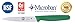 ICEL 4-inch Serrated Paring Knife, Green handle, Extremely Razor Sharp Blade.