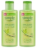 Simple Kind to Skin Soothing Facial Toner 200 ml (Pack of 2) by Simple