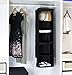 Simple Houseware 5 Shelf Hanging Closet Organizer, Black