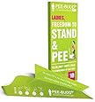 PeeBuddy 10 Funnels Portable Female Urination Device | Recyclable Disposable Urinal Funnel | Travel, Camping, Hiking and Outdoor Activities | Discreet and Compact Stand and Pee Funnel for Women, Girls
