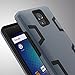 BLU R1 HD Case,SLMY(TM) [Shockproof Series] Drop Protection Hybrid Dual Layer Armor Protective Case Cover for BLU R1 HD(2016 Released) Deep Blue/Black