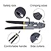 Fishing Crimping Pliers Heavy Duty Stainless Steel Wire Rope Crimping Tool Fishing Tackle Pliers Built-in Wire Cutters Crimp Sleeves, 4 Crmping Size