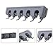IBeaty Brush Broom and Mop Broom Holder Self Adhesive Reusable No Drilling Storage Tidy Organiser Wall Rack Wall Mounted Garden Tool Storage Tool Rack Storage & Organization for Garage Shelving Ideas