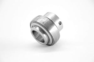 Peer Bearing 205KPPB2 Agriculture Bearing, Hex Bore, Two Triple Lip Seals, 0.875" ID, 2.0472" Spherical OD, 0.5910" Inner Ring Width, 1" Outer Ring Width