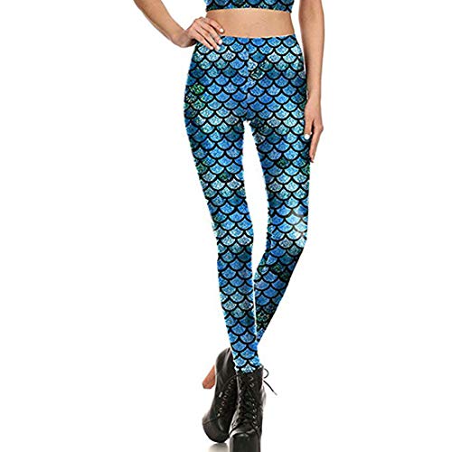 Women's Fashion Digital Print Fadeless Colorful Stretch Leggings Ankle Length Tight Pants
