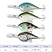 RUNCL Anchor Box - Deep Diving Crankbaits DDC240, Wobbler Fishing Lures, Hard Fishing Lures (Pack of 4)