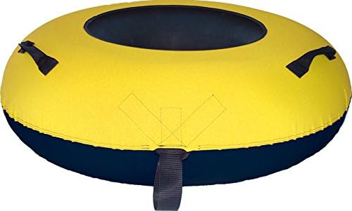ClearCreekTubes 44" Huge Towable Snow Tube with Black Bottom
