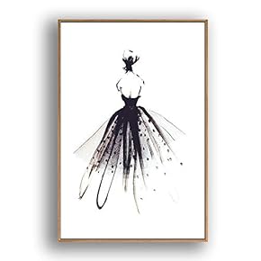 Framed Canvas Wall Art Abstract for Living Room, Bedroom Color Block Canvas Prints for Modern Home Decoration Ready to Hang - 16"x24" inches