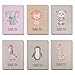 VNS Creations 30 Animal Thank You Cards - Baby Shower Thank You Cards with Envelopes & Stickers (3.5