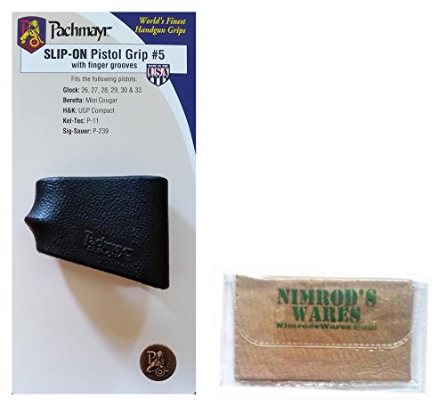 Pachmayr Slip-On Grip Glove for Kel-Tec P-11 + Nimrod's Wares Microfiber Cloth