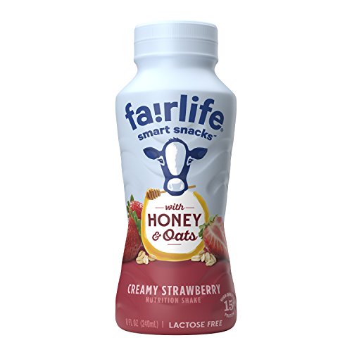 fairlife smart snacks Creamy Strawberry, 8 Fluid Ounce (Pack of 12)
