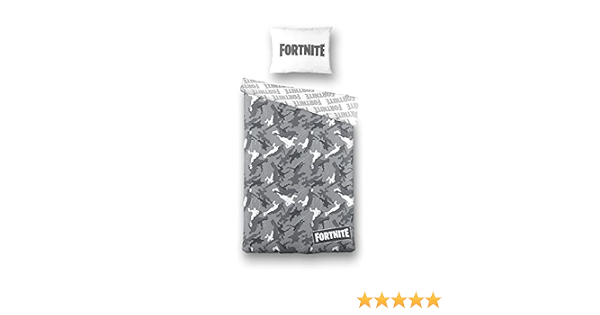 Epic Games FORTNITE - Funda de edredón reversible (140 x 200 cm, funda de  almohada, 100% algodón), color gris : Amazon.es: Hogar y cocina