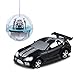 haomsj RC Cars for Kids Rechargable Pocket Racers 2.4GHz RC Remote Control Car Toys for Boys Girls in Ball with LED Light (Black, 1)