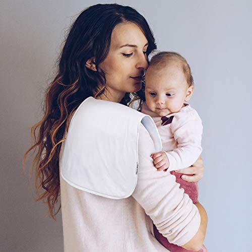 Baby Burp Cloth, 100% Organic Cotton Triple Layer Burp Cloth 19\'\'x9\'\' Large Size Premium Absorbent Burping Rags, 5 Packs Ultra Soft Towels Spit Up Cloths for Babies