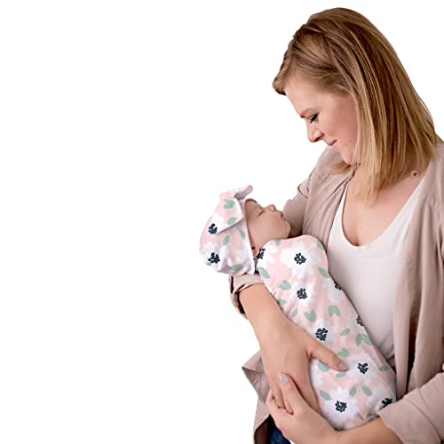 Itzy Ritzy Cocoon & Hat Swaddle Set, Cutie Cocoon Includes Name