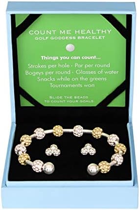 Golf Goddess Stroke/Score Counter Bracelet Gift Set