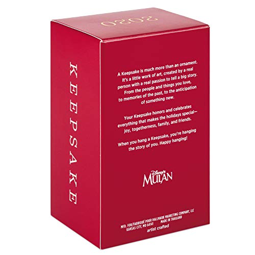 Hallmark Keepsake Christmas Ornament 2020, Disney Fa Mulan 6 Hallmark Keepsake Christmas Ornament 2020, Disney Fa Mulan - Image 5