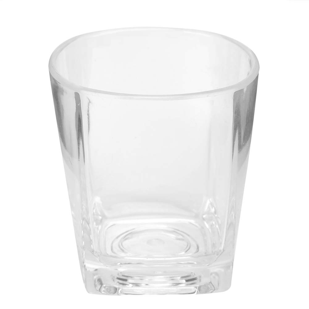 Acrylic Whisky Cup, 180ml Wine Tumblers Unbreakable Crystal Kids Drinking Cups Acrylic Cocktail Glassware Wine Beer Drinking Mug Bar Supplies for Water Beer Birthday Wedding Gifts(180ml)