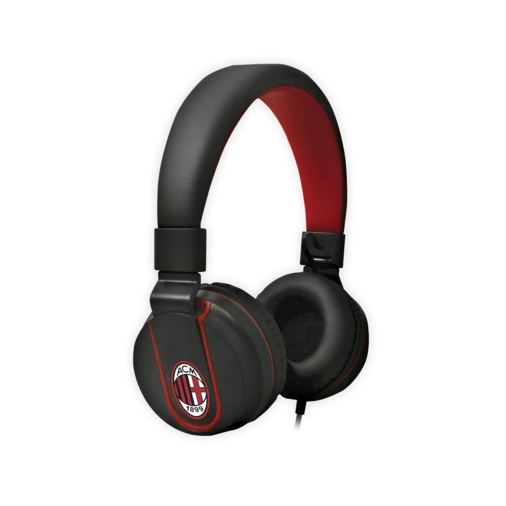 Techmade tm-ip952-mil Multimedia Headphones Official Milan Red/Black