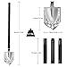 DONGKER Folding Shovel Military Survival Shovel Multifunction Camping Shovel Compact Backpacking Shovel for Hunting, Camping, Hiking, Fishing, Gardening and Emergency