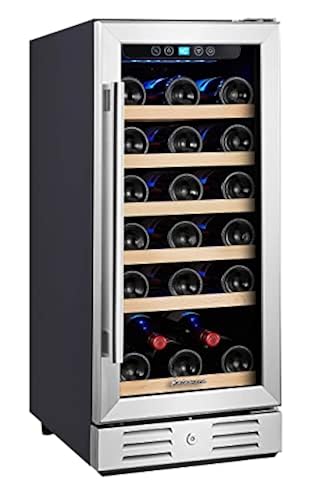 Kalamera Mini Fridge, 24 Bottle Compressor Wine Refrigerator