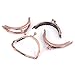 Rockin Beads Brand, 5 Metal Frames Snap Clasp Arch Pattern for Large Coin Style Purse Antiqued Copper 3 4/8 X 2 Inch 5pcs