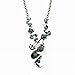 SUMAJU Pendant Necklace Long Chain Necklace Statement Genuine Turquoise Tibet Silver Plated Rhinestone