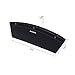 Anynow Car Seat Gap Filler Console Side Pocket Organizer Seat Catcher Premium PU Leather 2 Pack(Black)
