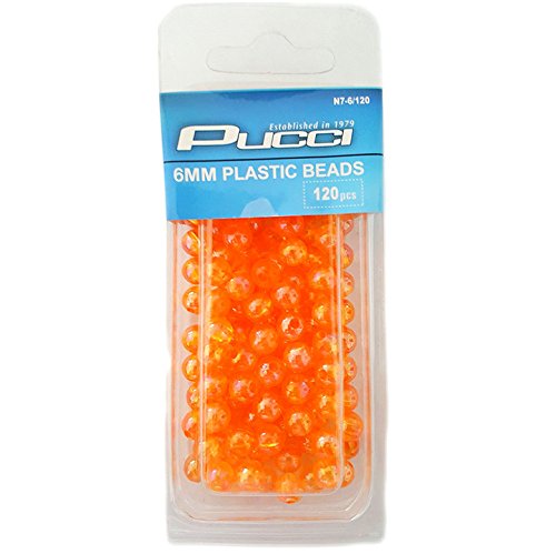 UPC 712038334971, Fishing Beads by Pucci (60 - 140 Beads Per Pack) - Available in Multiple Colors &amp; Sizes - Great for Fly Fishing &amp; Creating attractive Flies - Ideal for Customizing Rigs, Protecting Swivels &amp; Knots)