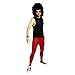 Largemouth Men's Heavy Metal Pants Zebra Black/Red (XL)