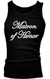 Rhinestone Matron Of Honor - Wedding Girls / Juniors Tank Top T-shirt