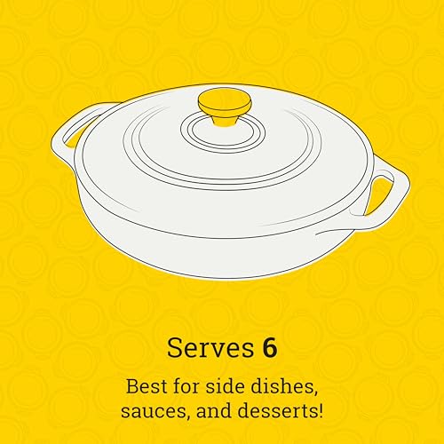 Lodge 3.6 Quart Enameled Cast Iron Oval Casserole With Lid– Dual Handles – Oven Safe up to 500° F or on Stovetop - Use to Marinate, Cook, Bake, Refrigerate and Serve – Oyster White