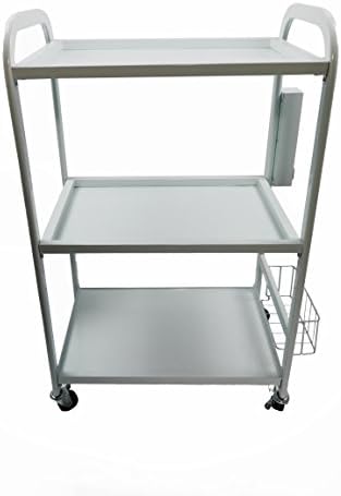 3 Tier Utility Facial Machine Mobile Cart with Electric Metal Frame TLC-3333