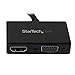 StarTech.com 2 in 1 Displayport Adapter - DisplayPort to HDMI or VGA - DisplayPort Adapter - 1920x1200 - Travel Adapter (DP2HDVGA)