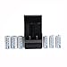 ON THE WAY®6Pcs Rechargeable 16340 LED Flashlight Torch Battery li 2000mah 3.7V + Smart Charger