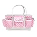 Everything Mary Pink Star Deluxe Store and Tote - Storage Craft Bag Organizer for Crafts, Sewing, Paper, Art, Desk, Canvas, Supplies Storage Organization with Handles for Travel