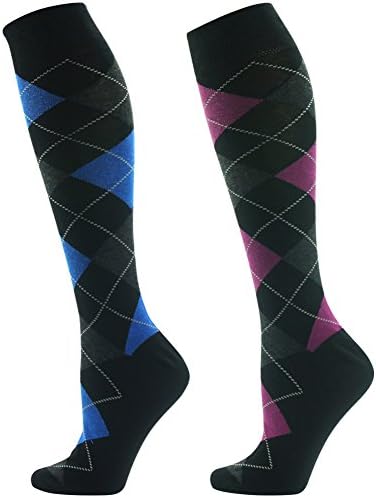 SUTTOS Men's Women's Unisex Knee High Cotton Soft Long Dress Socks,1-4 Pairs