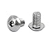 uxcell M5x8mm 304 Stainless Steel Button Head Hex Socket Cap Screws Bolts 80pcs