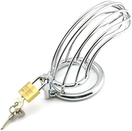 Endand Top Pick Male Men Male Bird Cage Metal c*ock Cage PE.NIS Locks to*ys for Men Keyed Padlocks Men Lock,50mm,50mm